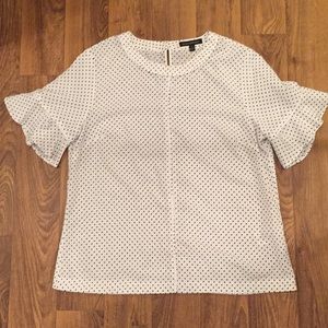 Banana Republic Flutter Sleeve Top